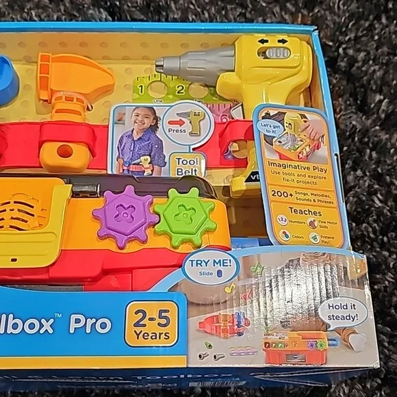 NWT Vtech Drill & Learn Toolbox - Picture 4 of 13